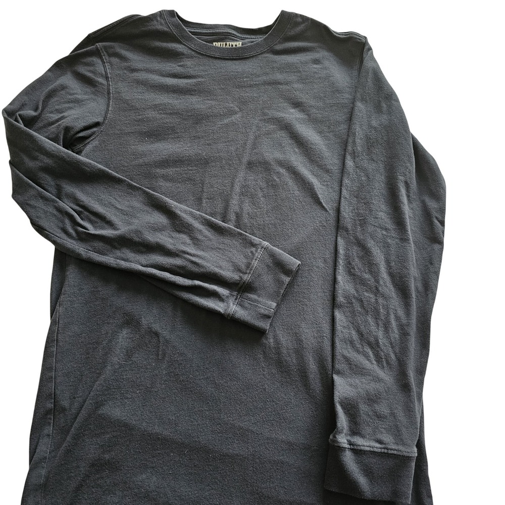 Duluth Blue Long Sleeve Tshirt, Slim Fit,long Tail
